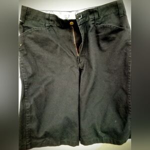 Ben Davis Black Pants with Gold Button